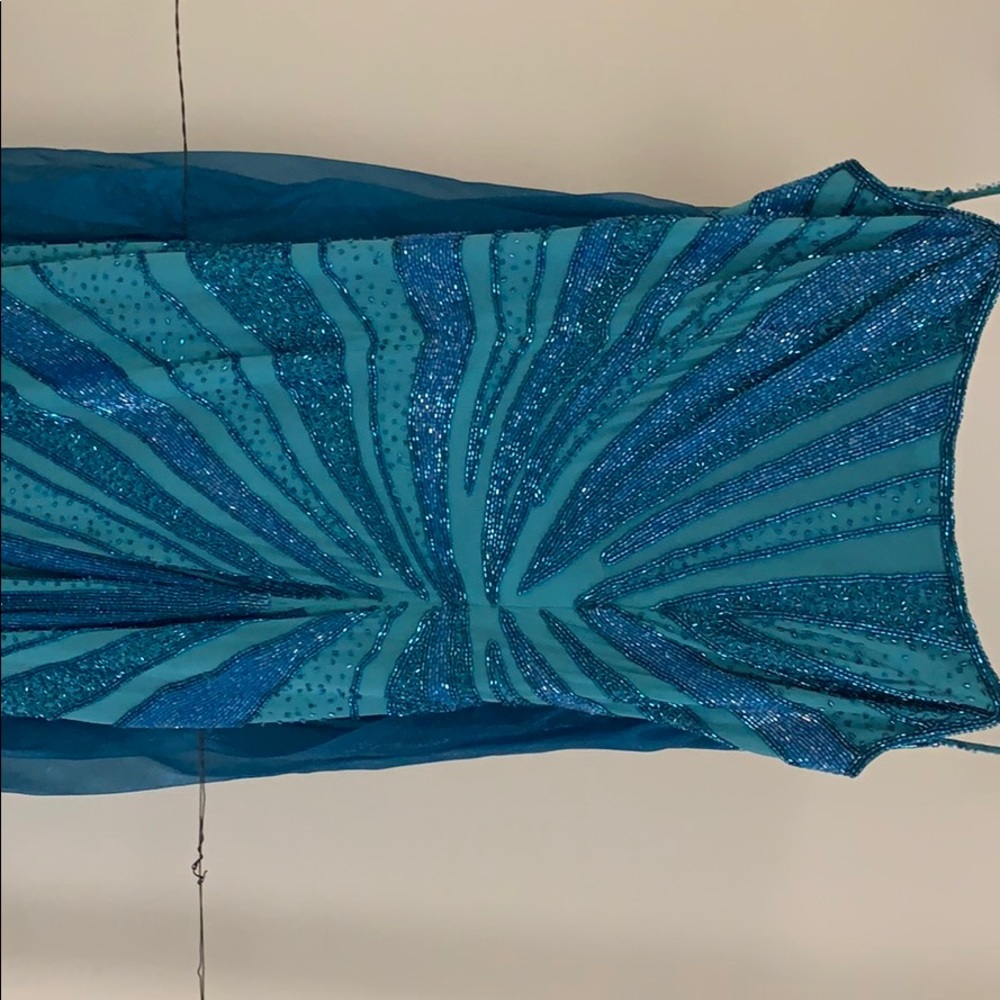 Beautiful Beaded Gown! Only worn once!